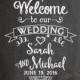 Chalkboard Welcome to our Wedding Sign, Printable Chalkboard Welcome Wedding Sign, Wedding Decor, Wedding Signage