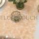 Peach Dazzle Square Sequin Table Runner Wedding Table Runner