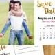 Save the Date cards, Save the date printable, Save the date calendar card, save the date photo card, wedding announcement, printable card