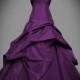 Purple Wedding Dress Gothic Ball Gown - Casey Style - Custom Made in your size