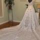 1980s Satin Ballgown Wedding Dress
