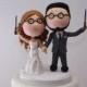 Magical couple. Harry Potter Theme. Wedding cake topper. Wedding figurine.  Handmade. Fully customizable. Unique keepsake