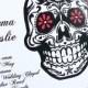 Tattoo Style Sugar Skull Alternative Style Invitation