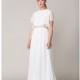 Sarah Seven delancey crop lace -  Designer Wedding Dresses