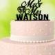 Mr and Mrs - Wedding Cake Topper - Personalized Cake Topper - His and Hers - Acrylic Cake Topper - Cake Toppers for Wedding - Name Topper