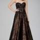 Jovani Black Lace A-line Dress 24806 -  Designer Wedding Dresses