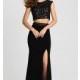 Madison James Two Piece Dress with Beaded Top - Discount Evening Dresses 