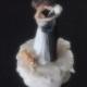 Cake Topper Wedding Ivory Bride Groom Corgi Dog
