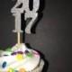 2017 Silver Glitter New Year Cupcake Topper. 20 pieces