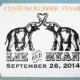Elephant Save the Date Wedding Rubber Stamp // Elephant Circus Theme // Handmade by Blossom Stamps