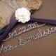 Personalized Bridal Hanger with DATE/Name/Flower, Bridal Shower, Bridal Party, White Coat, Dr. Graduation.