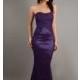 Strapless Lace Mermaid Dress in Purple - Brand Prom Dresses