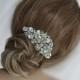 Bridal Jewelry- Crystal Hair Comb, Tiara, Swarovski, Wedding, Bridesmaids, Rhinestones, Evening Accessories (La Madam Joli)