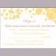 DIY Wedding RSVP Template Editable Word File Download Rsvp Template Printable RSVP Cards Floral Yellow Gold Rsvp Card Elegant Rsvp Card