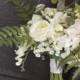 Cream/White/Green Bride's Bouquet