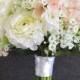 Pink/Cream Hydrangea/Rose Bride's Bouquet