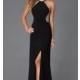 Halter Long Prom Dress with Sheer Beaded Back by Morgan - Brand Prom Dresses