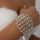 rhinestone bracelet, wedding cuff, crystal jewelry, cuff bracelet, gift for her, bridesmaid gift
