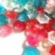 SHIMMER and SHINE Candy, Diamonds, Hot Pink, Bright Blue, Multi Color Gems, Sparkle Glass, Edible Gems,Kids Parties, Sugar Gems,