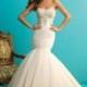 Allure Bridals 9258 Strapless Beaded Mermaid Wedding Dress - Crazy Sale Bridal Dresses