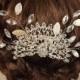 Bridal Rhinestone Hair Comb, Bridal Comb, Crytal Hair Comb, Wedding Accessories, Bidal Headpiece, Wedding hair Comb, Peacock