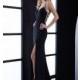 V-Neck Open Back Dress by Jasz - Brand Prom Dresses