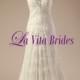 Sweetheart neckline full lace wedding dress