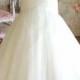Stunning retro sparkly trumpet tulle wedding dress