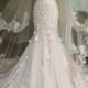 Champagne Wedding Dress Lace fair wedding  gown boho wedding dress  best Wedding Dresses Chiffon bridal dress  Bridal Gown 00170