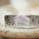 Mokume Gane Wedding Band in Copper and Argentium Silver