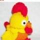Sales Crochet rooster Amigurumi rooster Stuffed crochet chicken Gift ideas Colorful rooster Kawaii rooster toy rooster new year  amigurum...