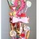 Candy Land two tier Jellybean and Lollipop Birthday Cake Topper