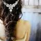 Gold Bridal Hair Accessories, Bridal Headband, Crystal Hair Jewelry, Wedding Hair Accessory