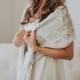 Faux Fur Wedding Shawl 