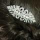 Bridal hair comb - Art deco hair comb - Vintage style hair comb - Wedding hair comb - Bridal Hair Accessories - wedding headpiece