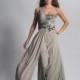 2014 Classic Floor-length Chiffon Empire One Shoulder Grey Prom/evening/formal Dresses Dave And Johnny 8574 - Cheap Discount Evening Gowns
