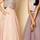 Glamorous A-Line Jewel Sleeveless Sequins Hi-Lo Long Prom Dress