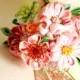 Weddings,Accessories,Wedding Hair Flower Pin-Pink-Bridal Hair Pins -  Flower accessories--Woodland Wedding