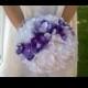 your eternal bouquet of purple bride