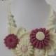 Collana uncinetto forma libera, freeform crochet necklace, collana crochet free form, uncinetto collana, regalo, handmade, made in Italy