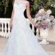 Gorgeous Tulle Bateau Neckline 2 in 1 Wedding Dresses with Beaded Lace Appliques - overpinks.com