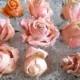 12 OLD FASHIONED Candied ROSES, Pastels, Edible Flowers, Cake Toppers,Real Roses, Organically Grown, Eco Friendly