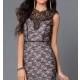 High Neck Sleeveless Lace Dress D4781 - Brand Prom Dresses