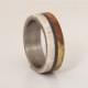 Antler lapis Wedding Band // mens wedding ring band // Engagement antler ring // Antler ring Iron wood ring bocote and Lapislazuli