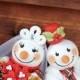 Wedding custom snowman cake topper, winter wedding, Christmas cake topper, Scottish tartan wedding, poinsettia bouquet