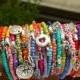 100 wholesale Bracelets - wholesale jewelry - beaded bracelet - stretch bracelets - layering jewelry - bohemian bracelets - Stacking Bangles