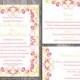 DIY Wedding Invitation Template Set Editable Word File Instant Download Printable Invitation Pink Wedding Invitation Yellow Invitations