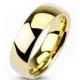 Golden Tradition - Classic Gold Wedding Band Style Light Weight Titanium Ring