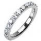 Persuasion - Classic Design Titanium Wedding Ring with Cubic Zirconias
