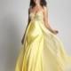 Cheap Sweetheart Yellow Chiffon Empire Prom/evening/bridesmaid Dresses Dave And Johnny 8670 - Cheap Discount Evening Gowns